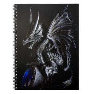 Dragon Anteckningsbok Med Spiral