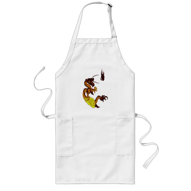 Dragon Apron Långt Förkläde (Framsidan)