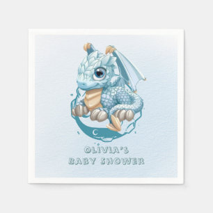 Dragon Aquamarine Astroid Boy Shower Pappersservett