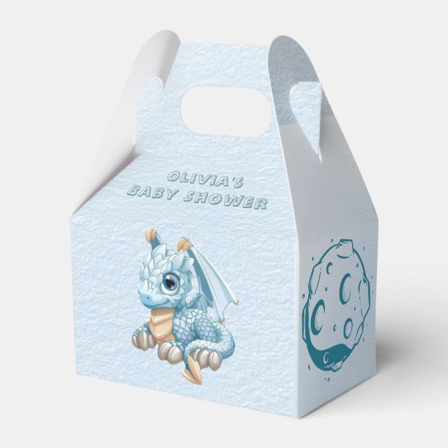 Dragon Aquamarine Astroid Boy Shower Presentaskar (Framsidan Sidan)