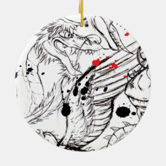 Dragon Art Julgransprydnad Keramik