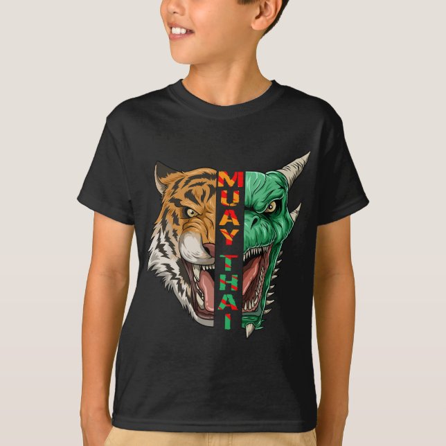 Dragon Art, kinesisk symbol för makt, styrka, goo T Shirt (Framsida)