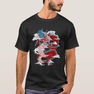 Dragon Asian Chinese Japanska T Shirt
