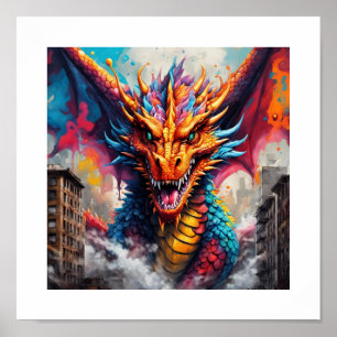 Dragon Attached Poster