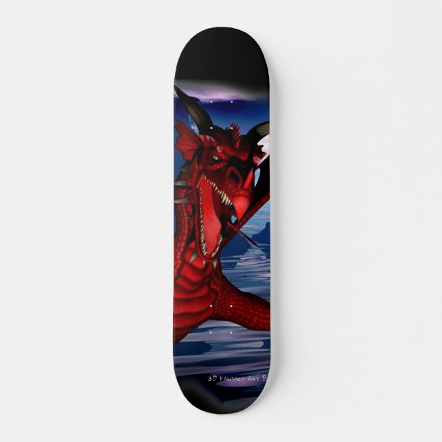 Dragon Attack 3D Fantasy Skateboard (Framsida)