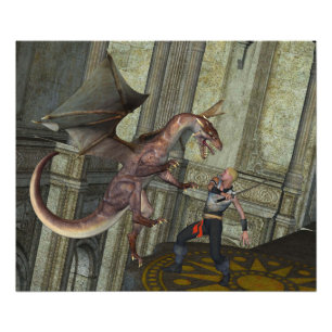 Dragon Attack Fototryck