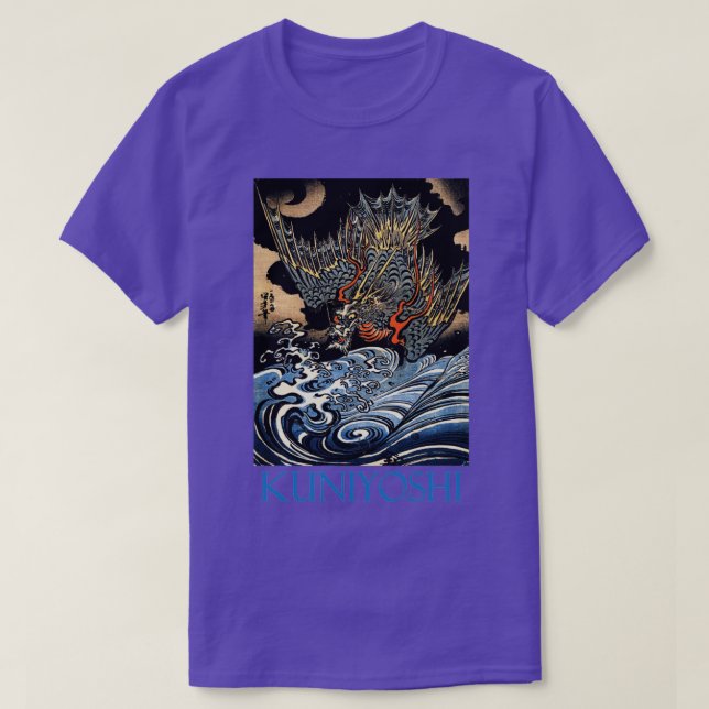 Dragon av Utagawa Kuniyoshi T Shirt (Design framsida)