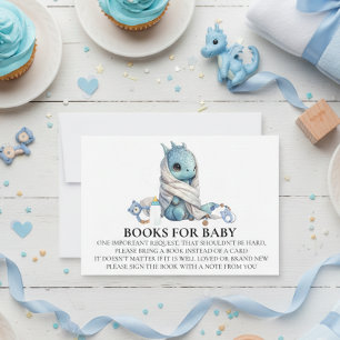 Dragon Baby Shower Bok för Baby Inbjudningar
