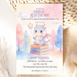 Dragon Baby Shower Invitation Inbjudningar