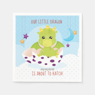 Dragon Baby Shower Pappersservett