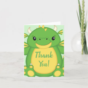 Dragon Baby Shower Tack Kort