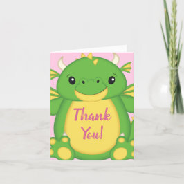 Dragon Baby Shower Tack Kort