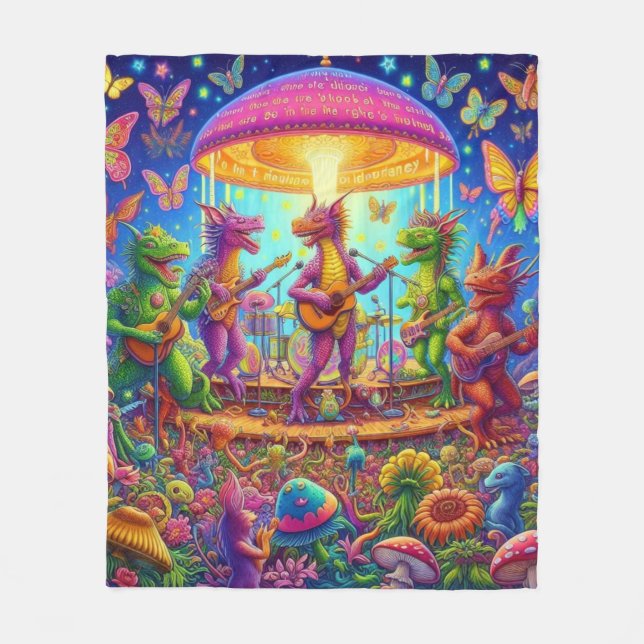 Dragon Band Sylt Fleecefilt (Framsidan)