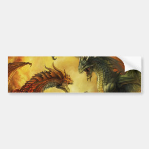 Dragon Battle Sticker Bildekal