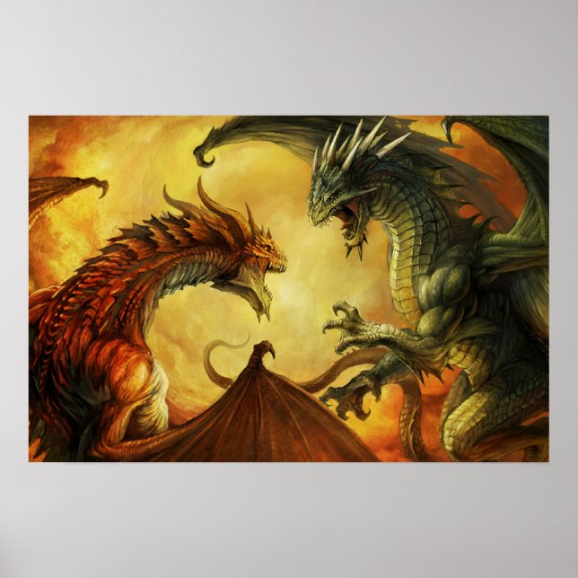 Dragon Battle, stor Poster (Framsidan)