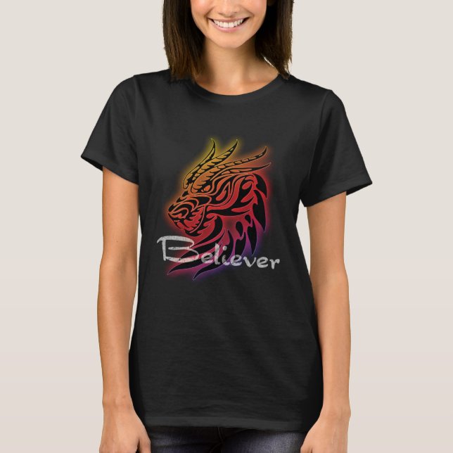 Dragon Believer  Imagine this  for Dragon Fans T Shirt (Framsida)
