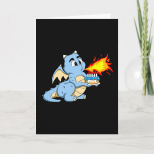 DRAGON BIRTHDAY 5th Birthday Boy Cute Dragon Kort