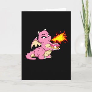 DRAGON BIRTHDAY 99 Birthday Girl Cute Dragon Kort