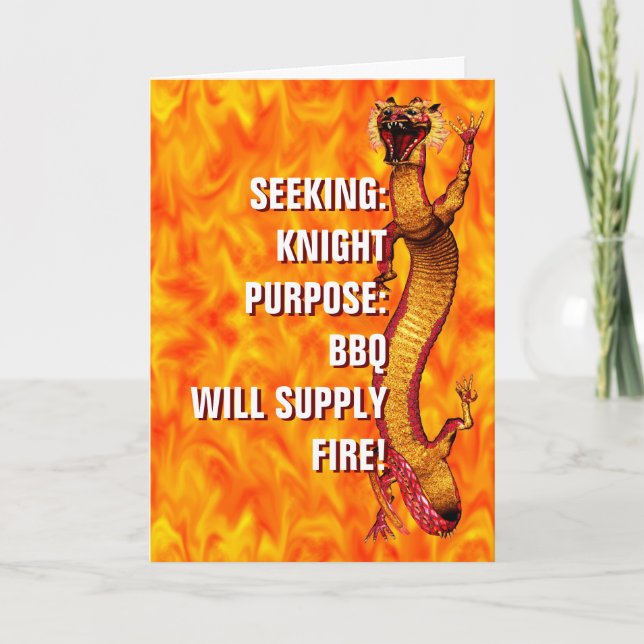 Dragon Birthday Kort (Framsida)