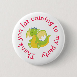 Dragon Birthday: "Tack för att du kom." Knapp