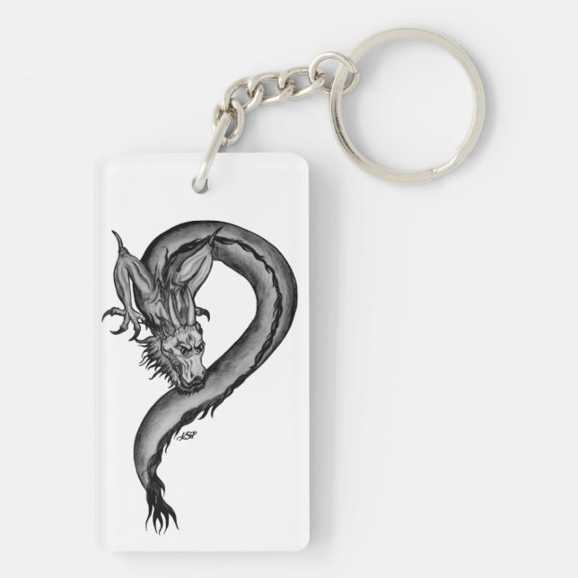 Dragon black and white Design (Baksidan)