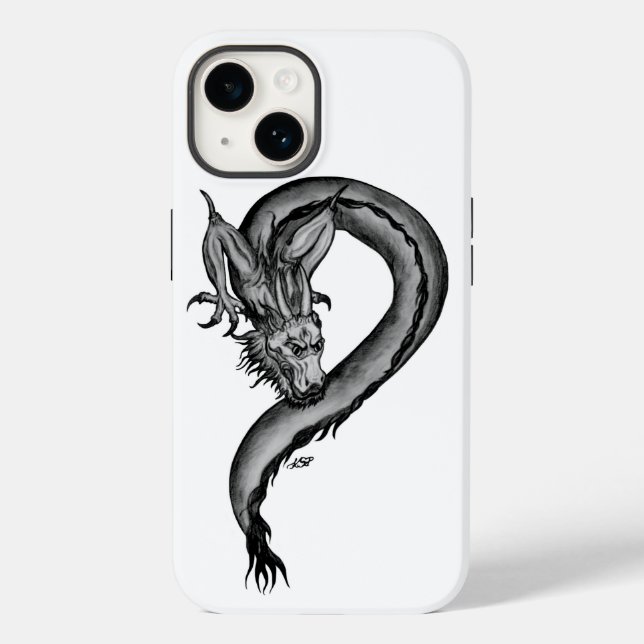 Dragon black and white Design (Baksida)
