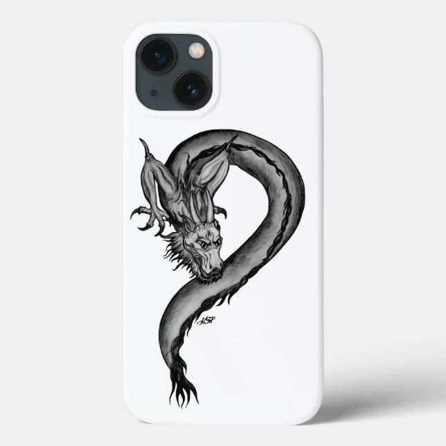 Dragon black and white Design (Baksida)