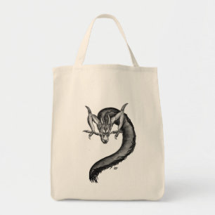 Dragon black and white Design Tygkasse