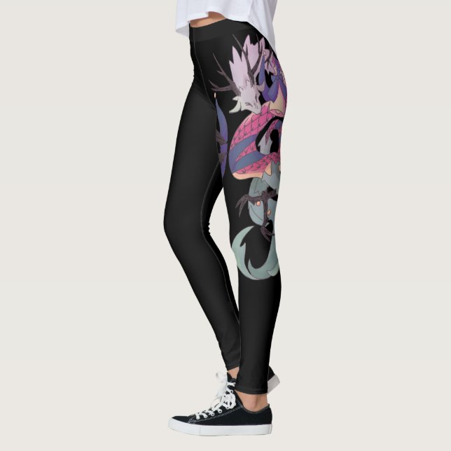 Dragon, black legging (Vänster)