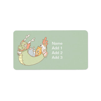 Dragon Boat Adressetikett