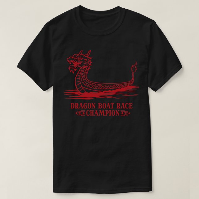 Dragon Boat Chinese ThLED 1 T Shirt (Design framsida)