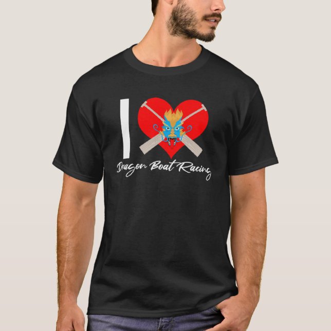 Dragon Boat Coach Quote for Dragonboat and Dragon T Shirt (Framsida)