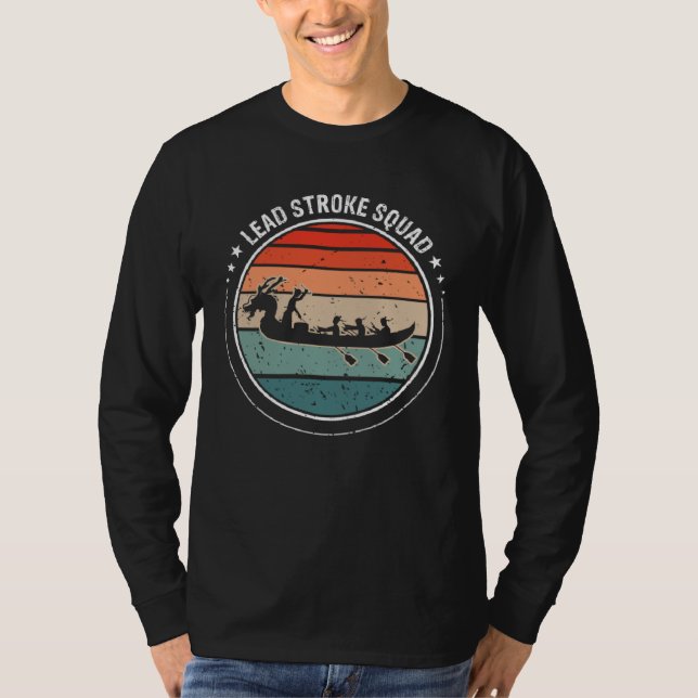 Dragon Boat Coach Quote for Dragonboat and Dragon  T Shirt (Framsida)
