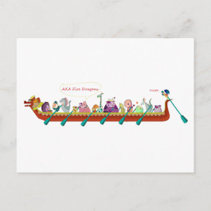 Dragon Boat - Fire Dragons Vykort