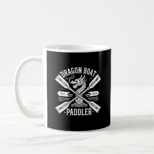 Dragon Boat Paddler, Dragon Boat Tävla Motivation Kaffemugg