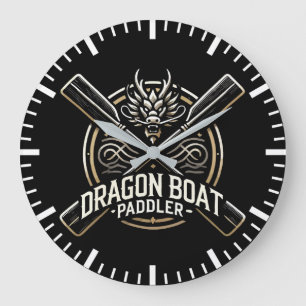 Dragon Boat Paddler, Dragon Boat Tävla Motivation Stor Klocka