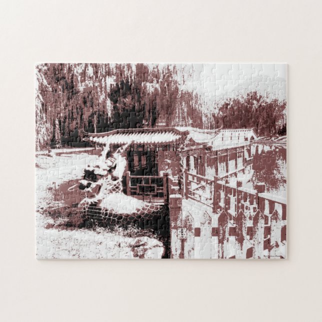 Dragon Boat Puzzle Pussel (Horisontell)