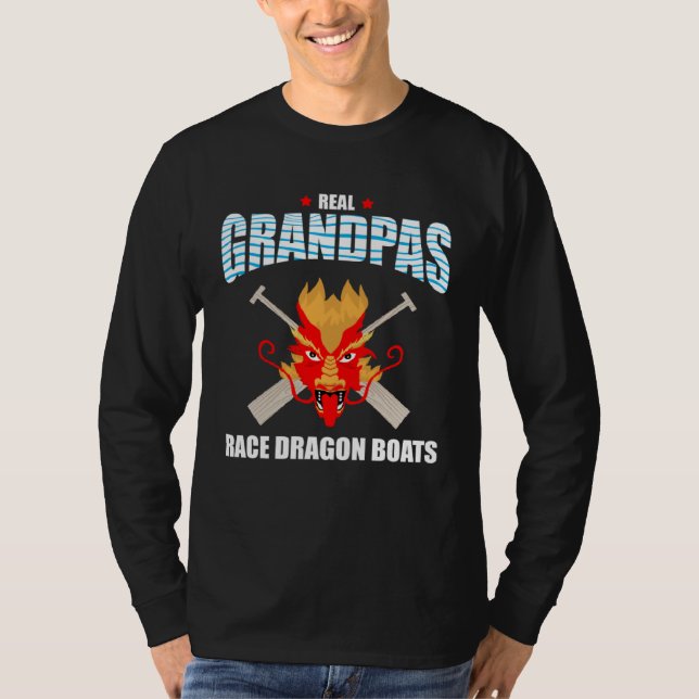 Dragon Boat Racing Festival for Chinese Boat Racin T Shirt (Framsida)
