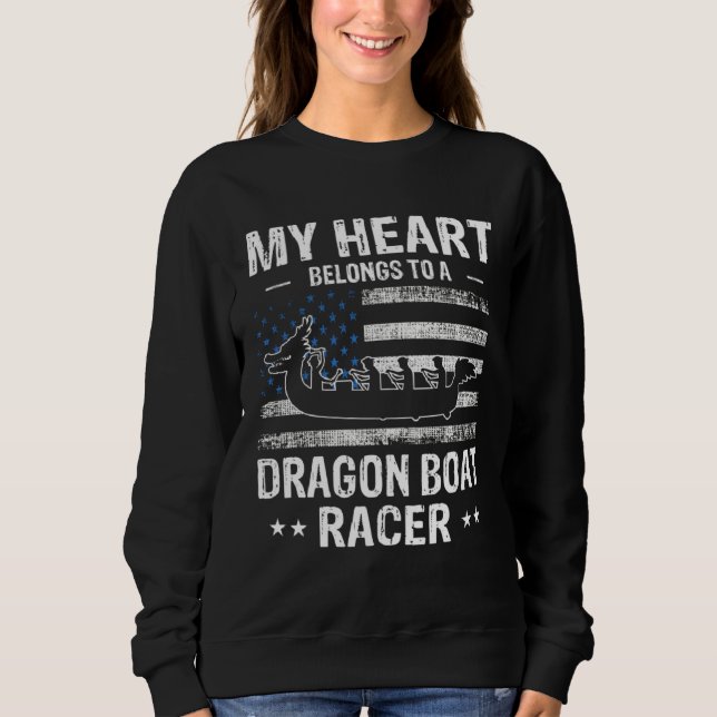 Dragon Boat Racing Theme for Dragonboating  11 T Shirt (Framsida)