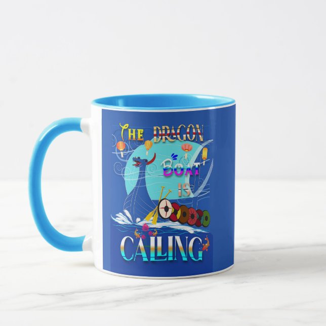 Dragon Boat ringer Mugg (Vänster)
