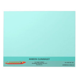 Dragon Boat Tävla Anteckningsblock