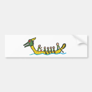 Dragon Boat Tävla Bildekal