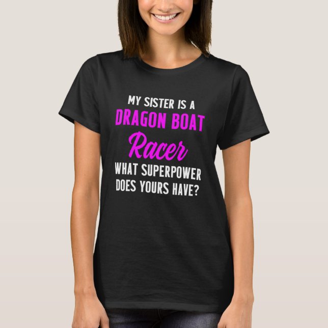 Dragon Boat Tävla Boat Tävling Racer _5 T Shirt (Framsida)