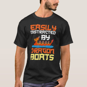 Dragon Boat Tävla Festival Paddle Chinese Boating T Shirt