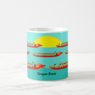 Dragon Boat Tävla Kaffemugg