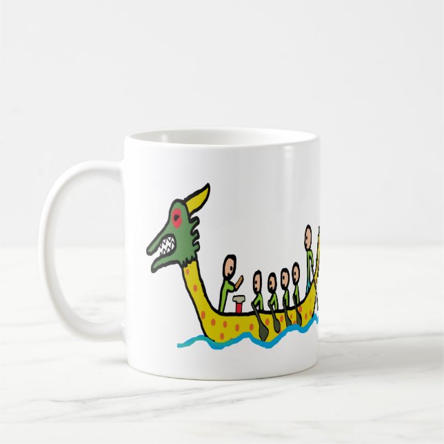 Dragon Boat Tävla Kaffemugg (Vänster)