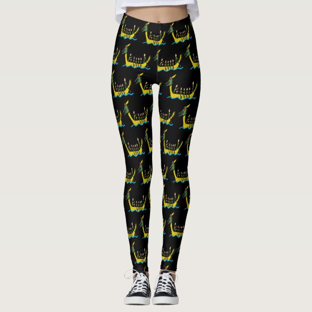 Dragon Boat Tävla Leggings (Framsida)