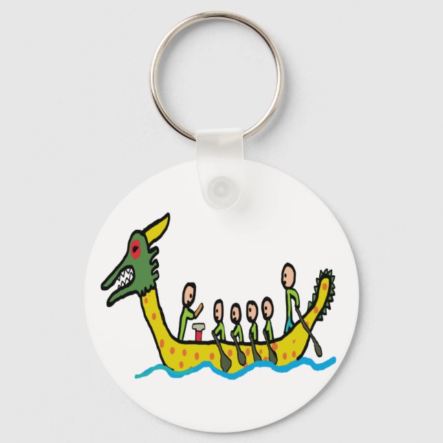 Dragon Boat Tävla Nyckelring (Framsida)