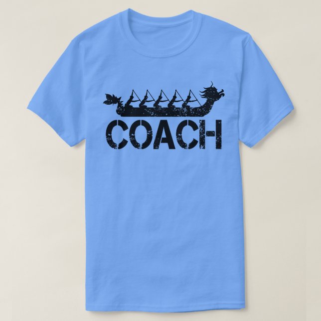Dragon Boat Tävla Team Coach T Shirt (Design framsida)