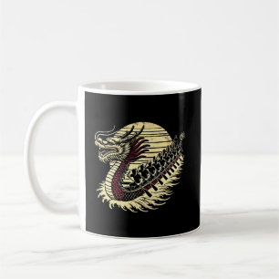 Dragon Boat Tävla - Vintage Dragon Boat Team Kaffemugg